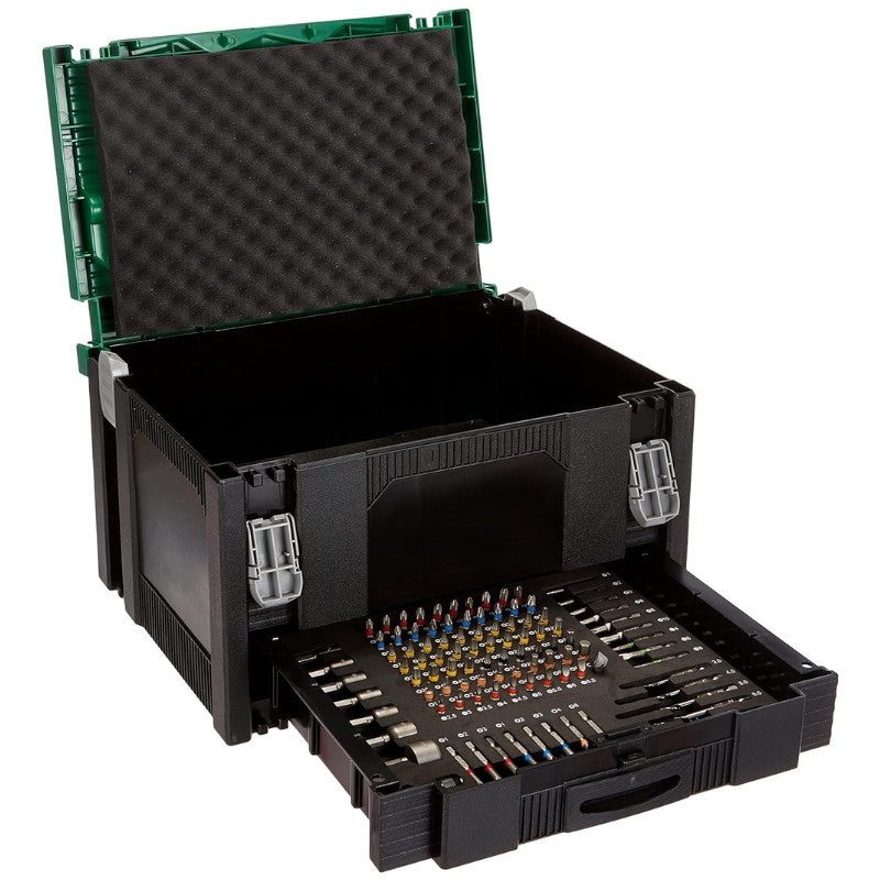 Coffret hitcase avec tiroir intégré 100 accessoires 40030037 hikoki hitachi