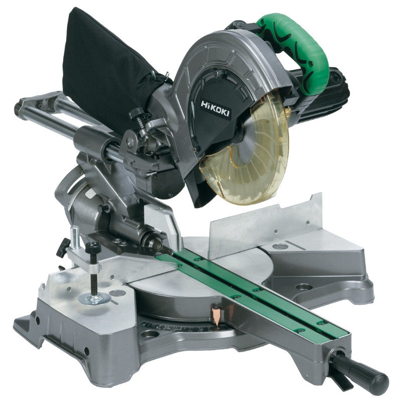 Scie radiale avec laser ø216mm 1050w c8fseuaz hikoki hitachi