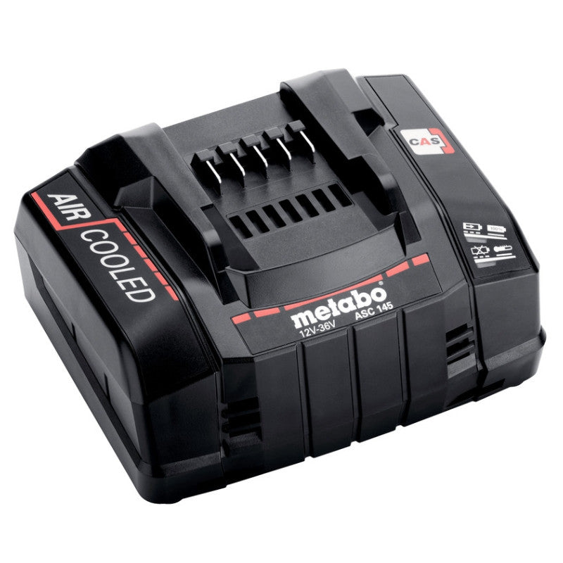 Chargeur rapide asc145 12-36v air cooled 627378000 metabo