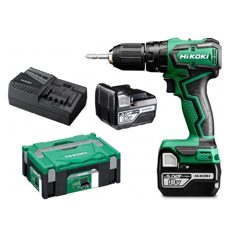 Perceuse à percussion 55nm 18v 5ah dv18ddwpz hikoki hitachi