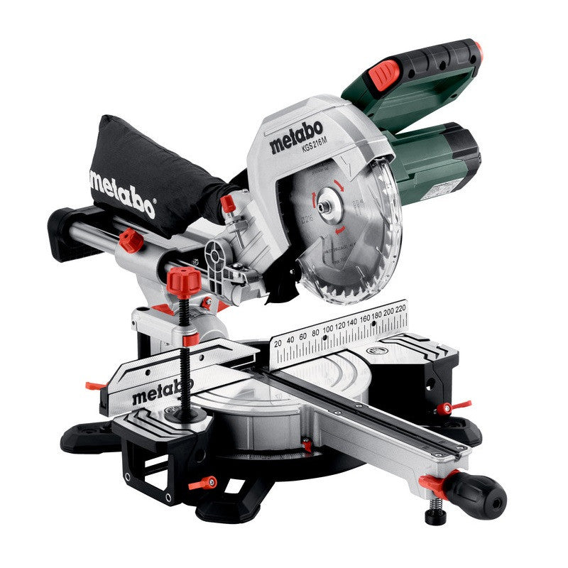 Scie à onglet radiale 1500w kgs 216 m 613216000 metabo