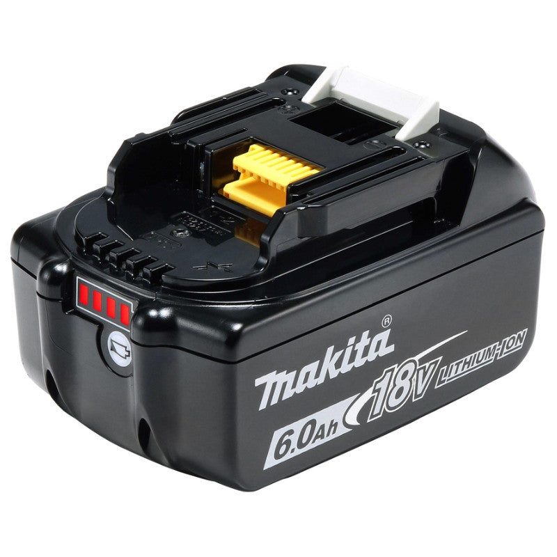 Pack 4 batteries 18v 6ah + chargeur dc18rc + makpac 198140-7 makita