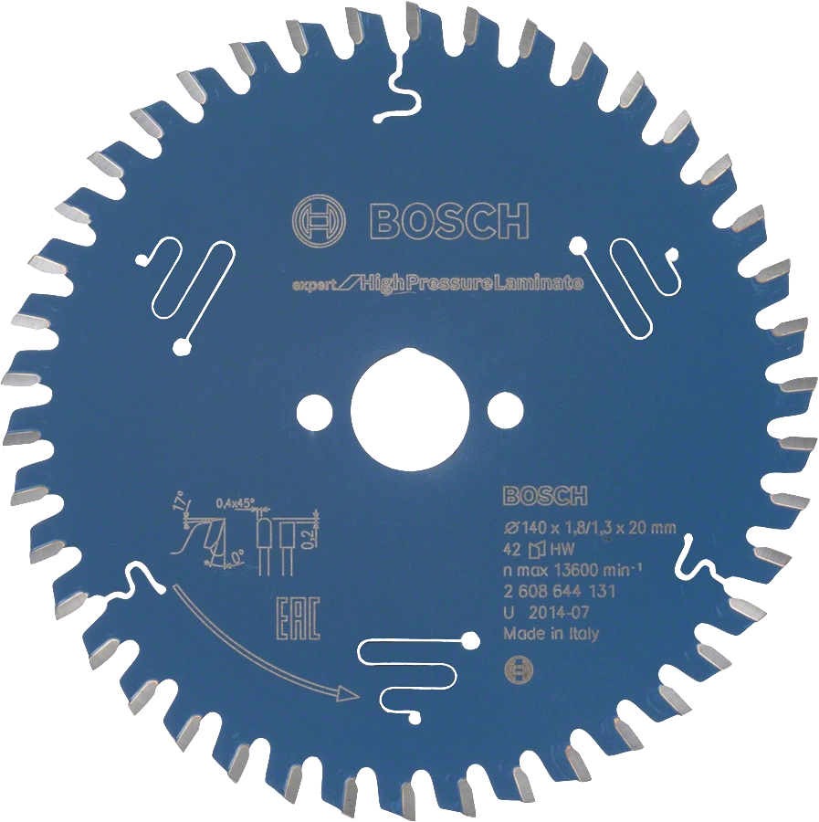 Lame de scie circulaire expert for hpl bosch
