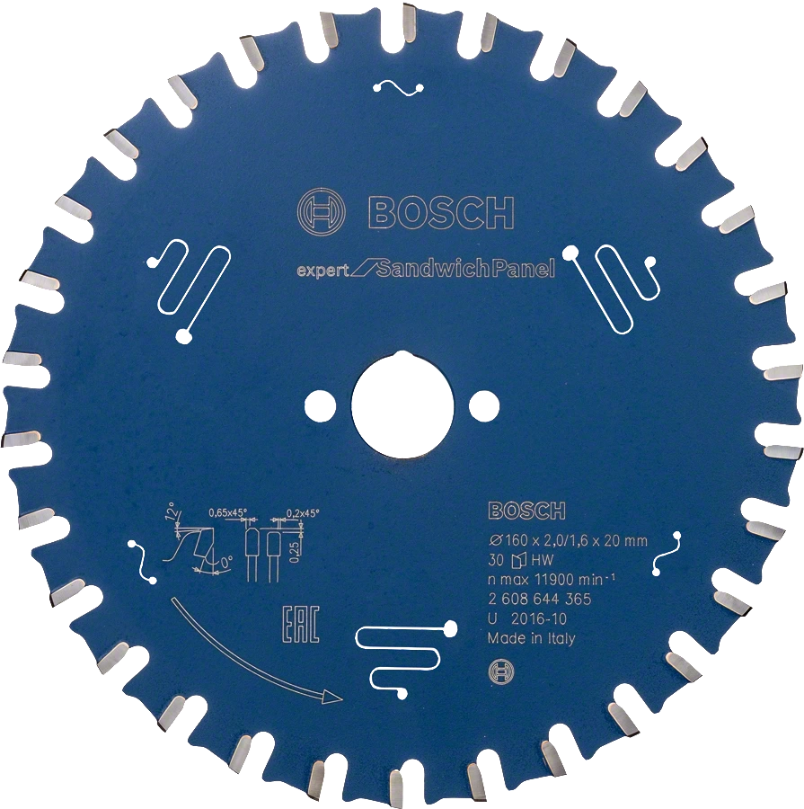BOSCH Lame de scie circulaire panneau sandwich