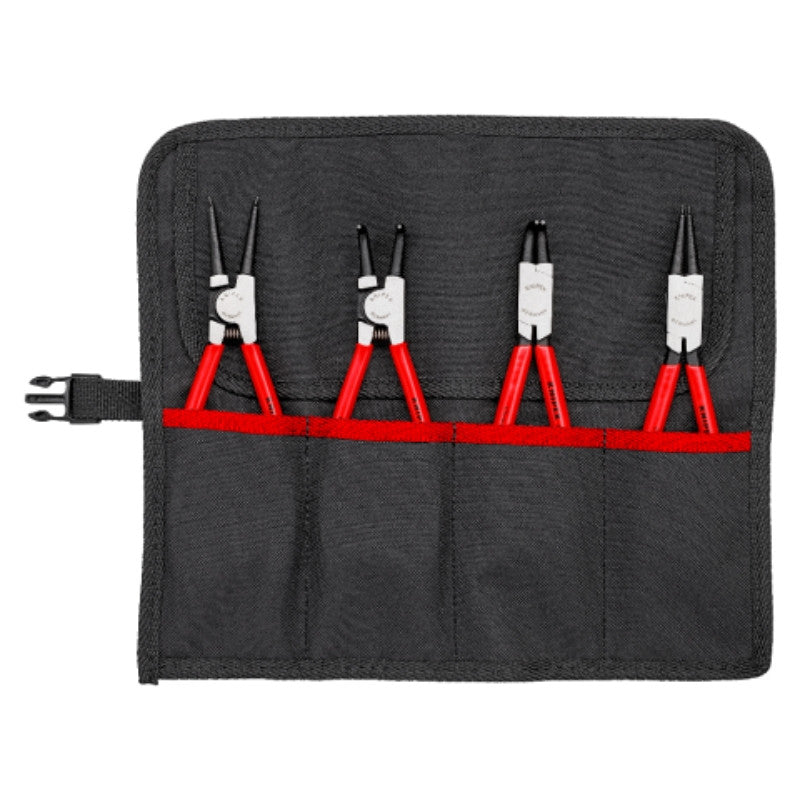 Trousse de 4 pinces pour circlips int et ext 00 19 56 knipex
