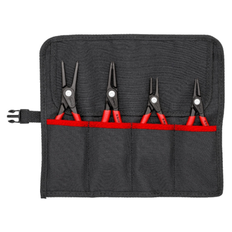 Trousse de 4 pinces pour circlips de précision 00 19 57 knipex