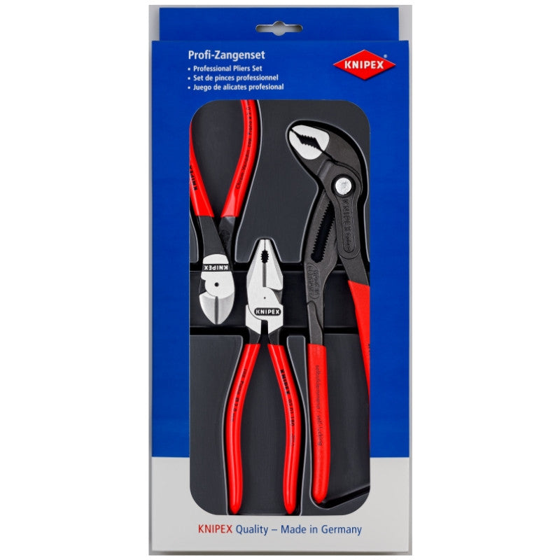 Assortiment de 3 pinces à forte démultiplication 00 20 10 knipex