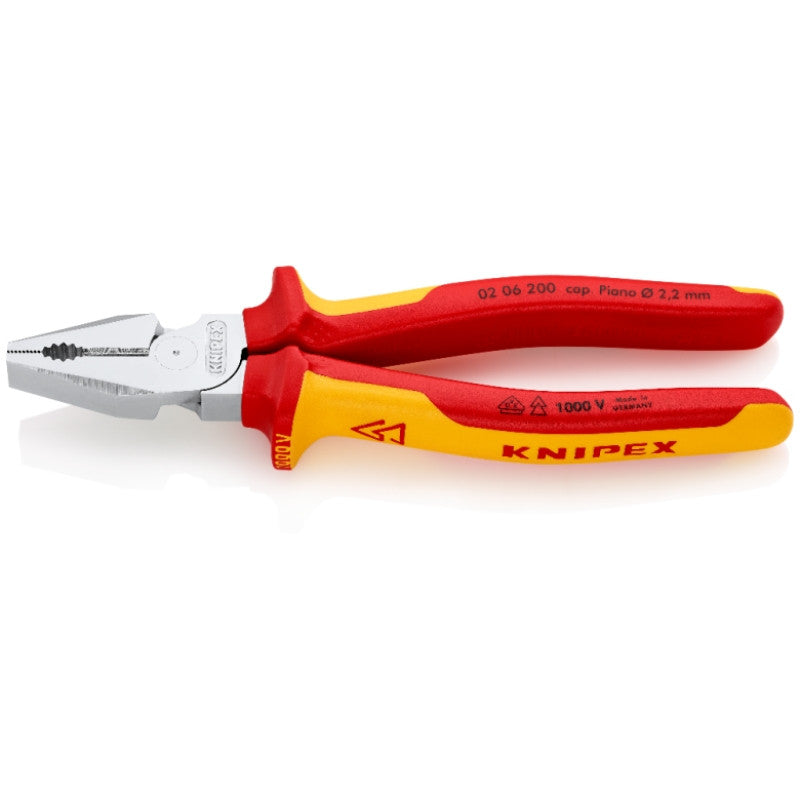 Pince universelle 1000v démultiplication 02 06 knipex