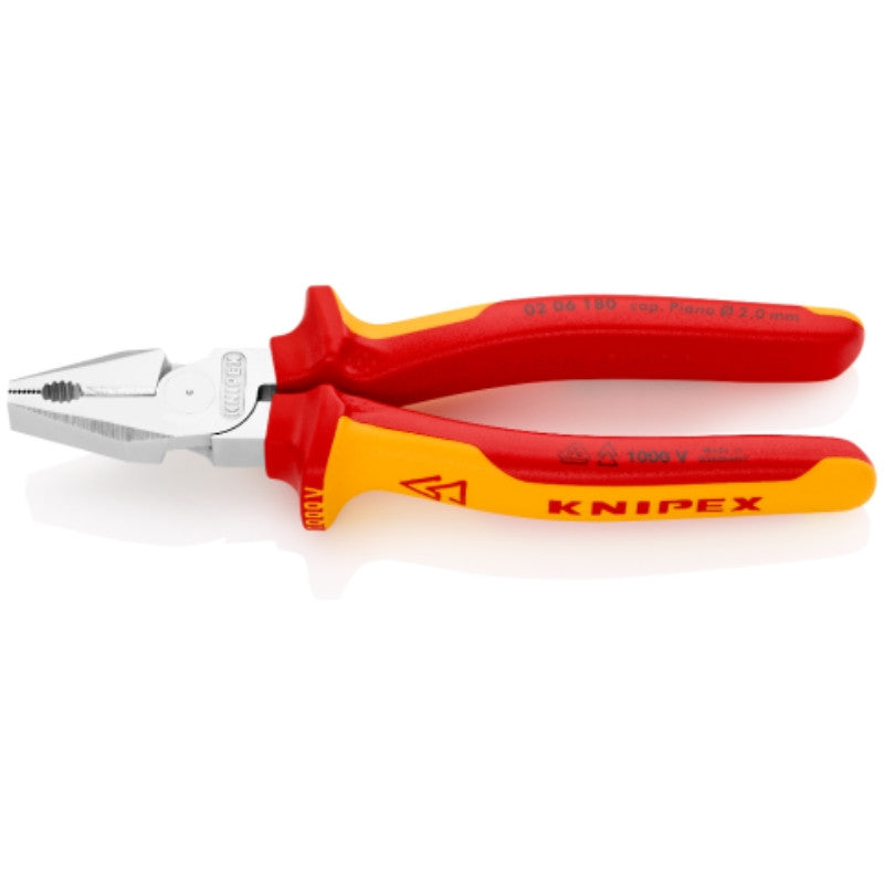 Pince universelle 1000v démultiplication 02 06 knipex