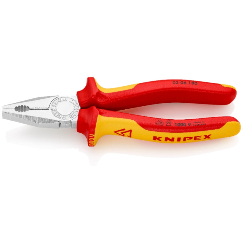 Pince universelle isolée 1000v 03 06 knipex
