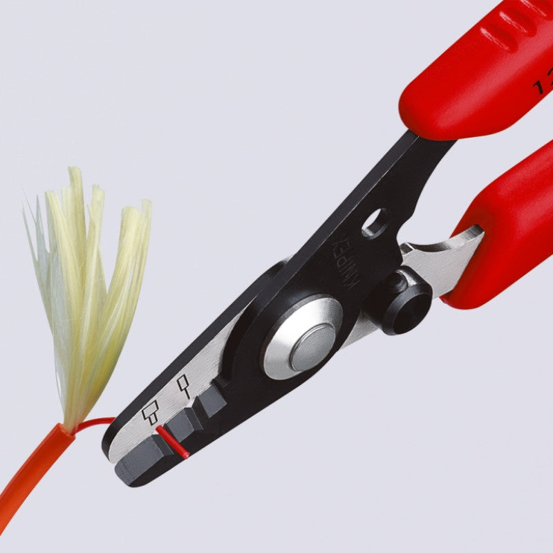 Pince à dénuder 130mm fibres optiques 12 82 130 sb knipex