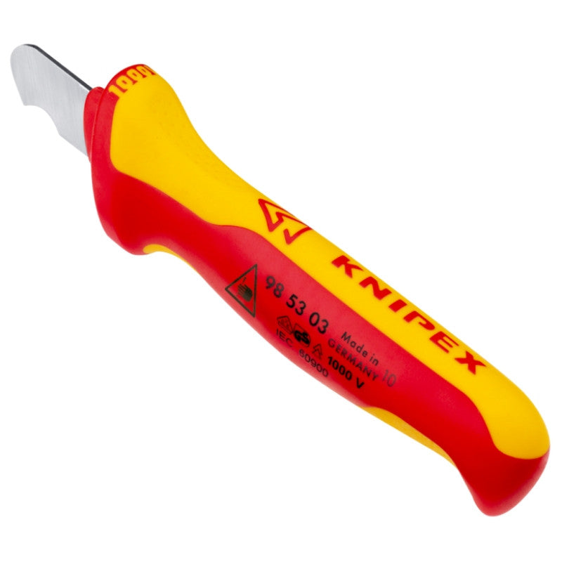 Couteau d'électricien 170mm isolé 1000v 98 53 03 knipex