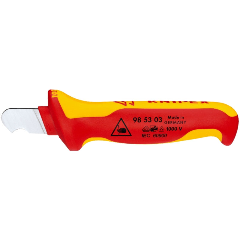 Couteau d'électricien 170mm isolé 1000v 98 53 03 knipex