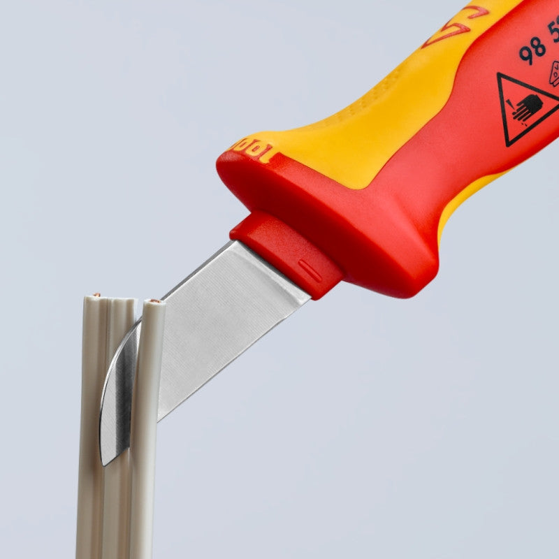 Couteau d'électricien 190mm isolé 1000v 98 52 sb knipex