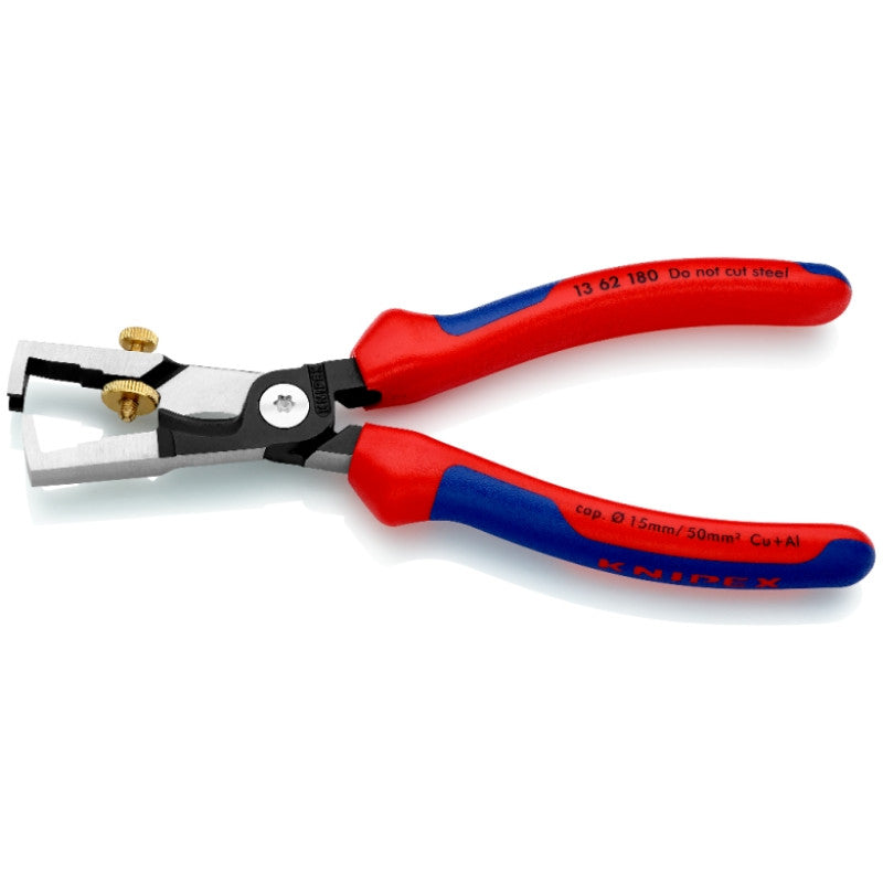 Pince à dénuder et coupe-câbles strix 13 62 180 sb knipex