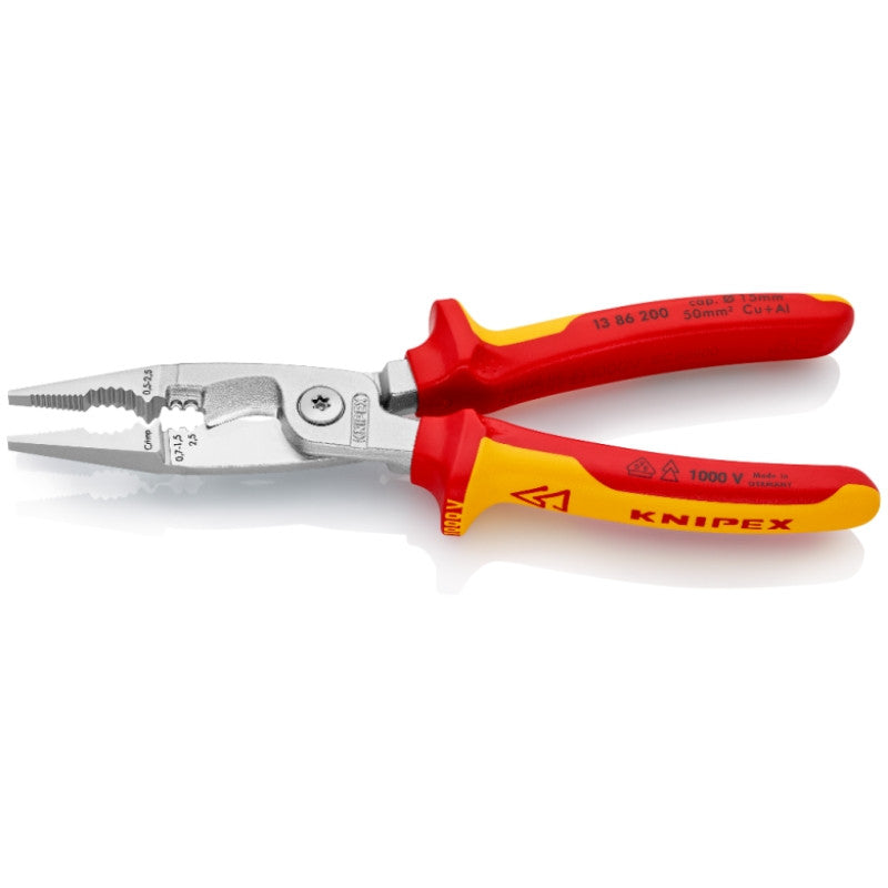 Pince multifonctions 200mm 6-en-1 1000v 13 86 200 sb knipex