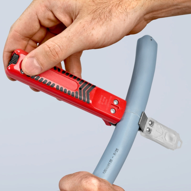 Outil à dégainer ø8-28mm lame scalpel 16 20 165 sb knipex