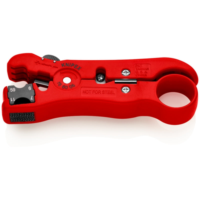 Outil à dénuder coaxiaux & données 16 60 06 sb knipex