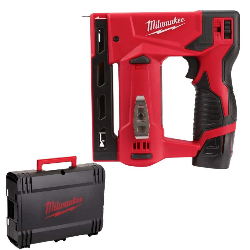 Agrafeuse 12v 2.0ah m12 bst-202x 4933459635 milwaukee