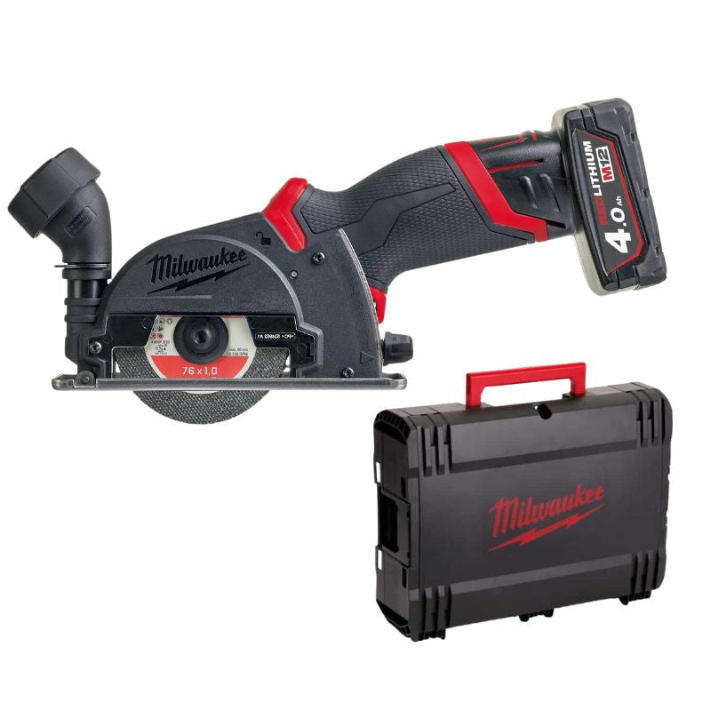 Meuleuse ø76mm 12v 2+4ah m12 fcot-422x 4933464619 milwaukee