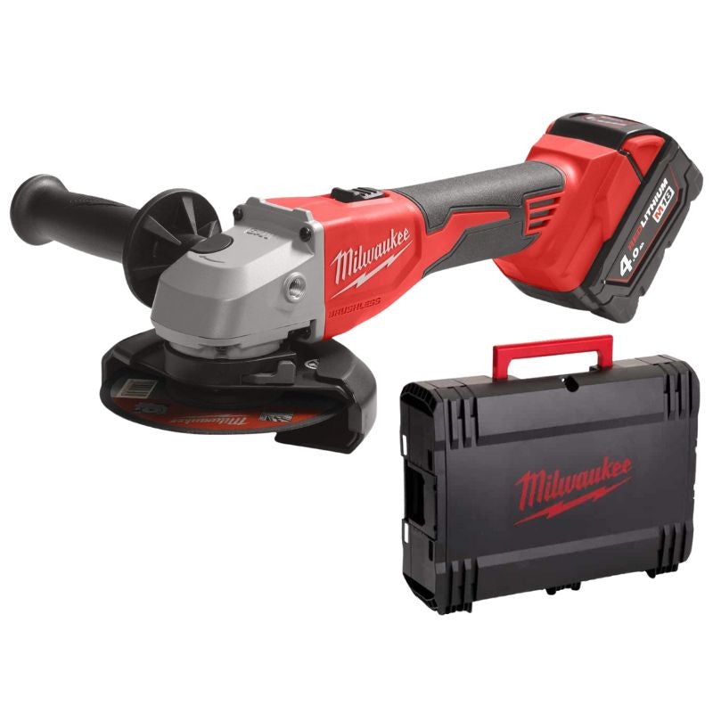 Meuleuse 125mm 18v 4ah blsag125x-402x 4933492644 milwaukee