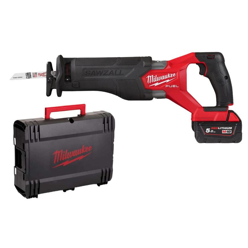Scie sabre 18v 5ah m18fsz-502x 4933478291 milwaukee