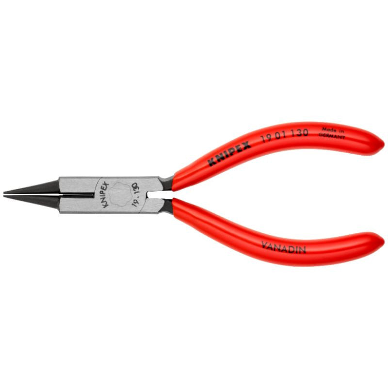 Pince à becs ronds 130mm avec tranchant 19 01 130 sb knipex