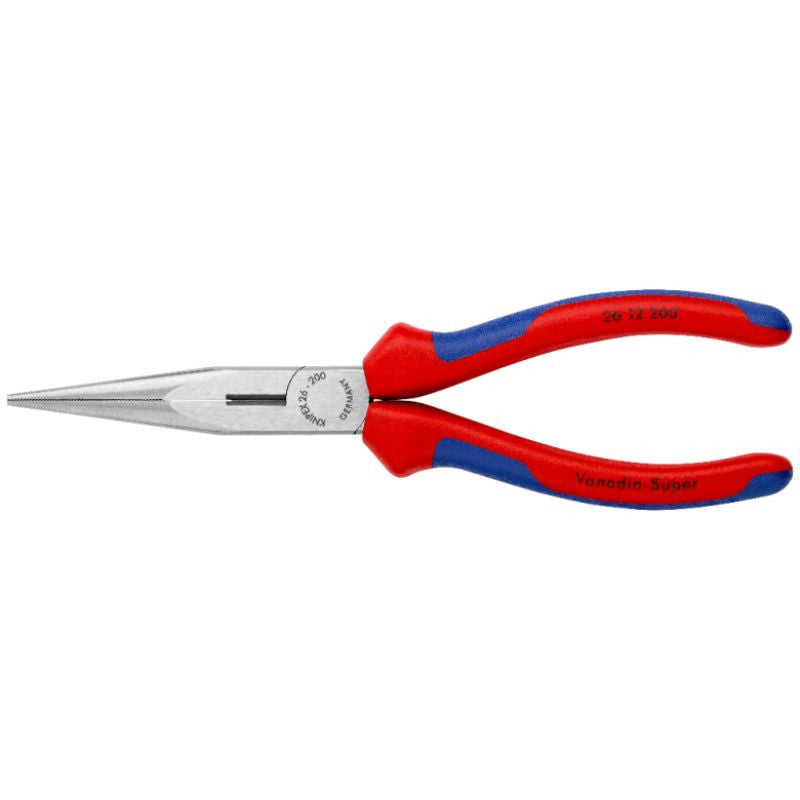 Pince à becs demi-ronds 200mm avec tranchant 26 12 200 sb knipex