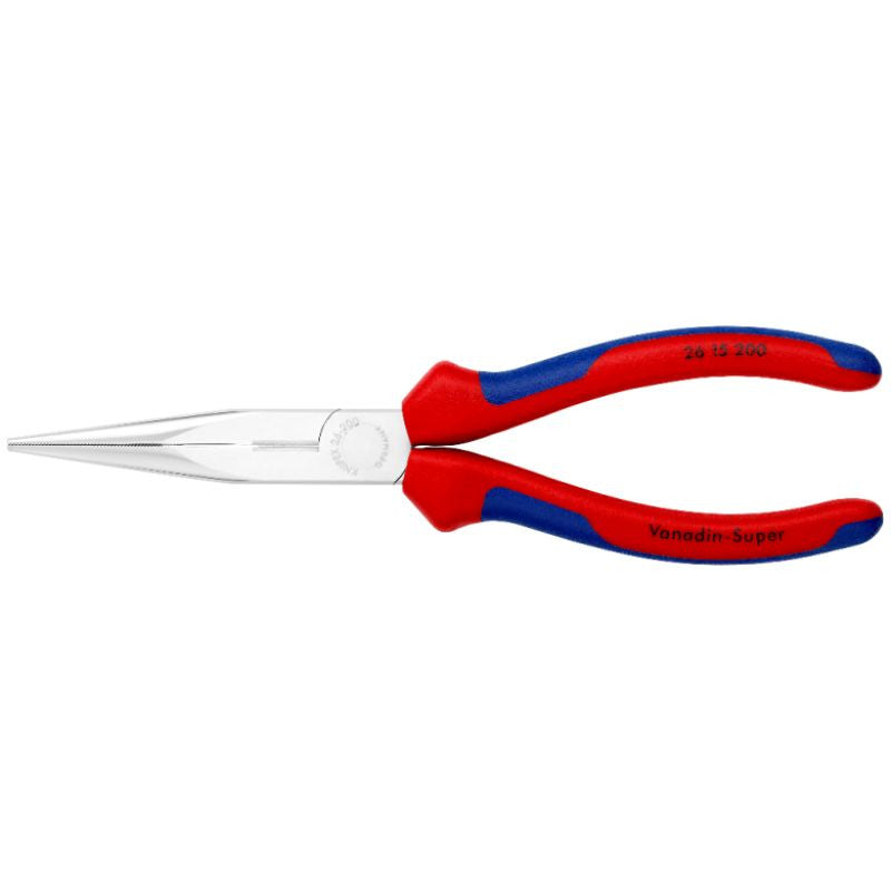 Pince à becs demi-ronds 200mm avec tranchant 26 15 200 sb knipex