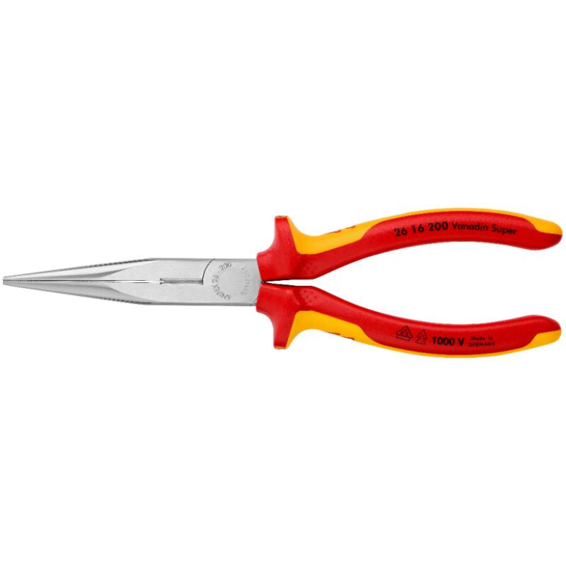 Pince à becs demi-ronds 200mm 1000v tranchant 26 16 200 sb knipex
