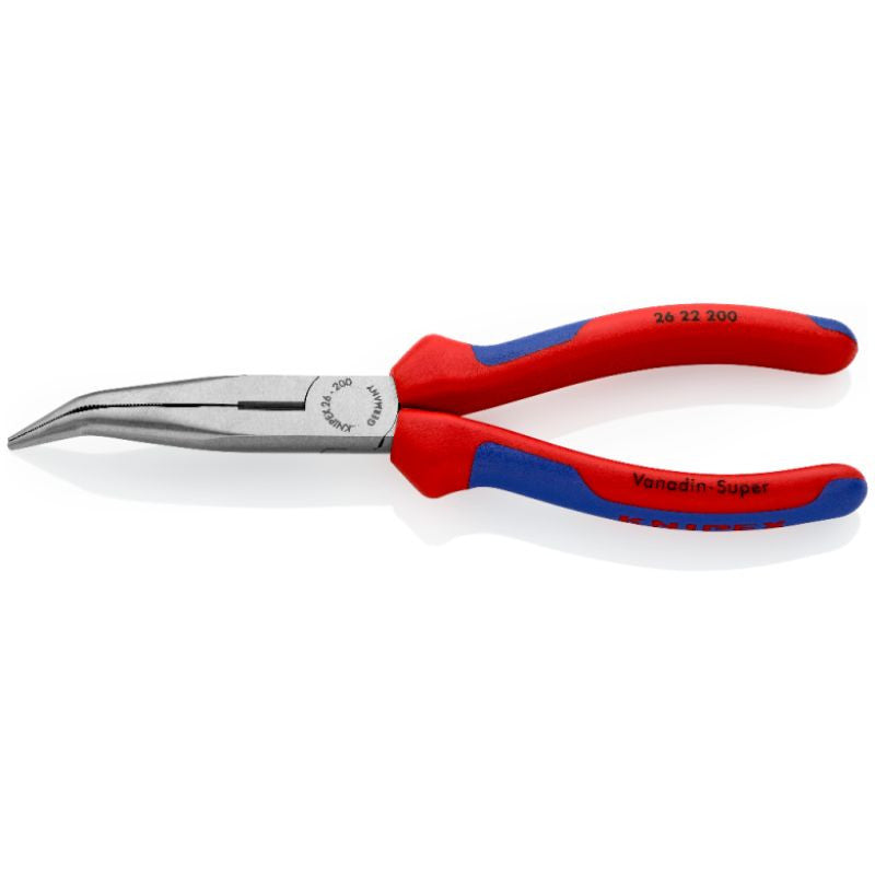Pince à becs demi-ronds 200mm 40° tranchant 26 22 200 sb knipex