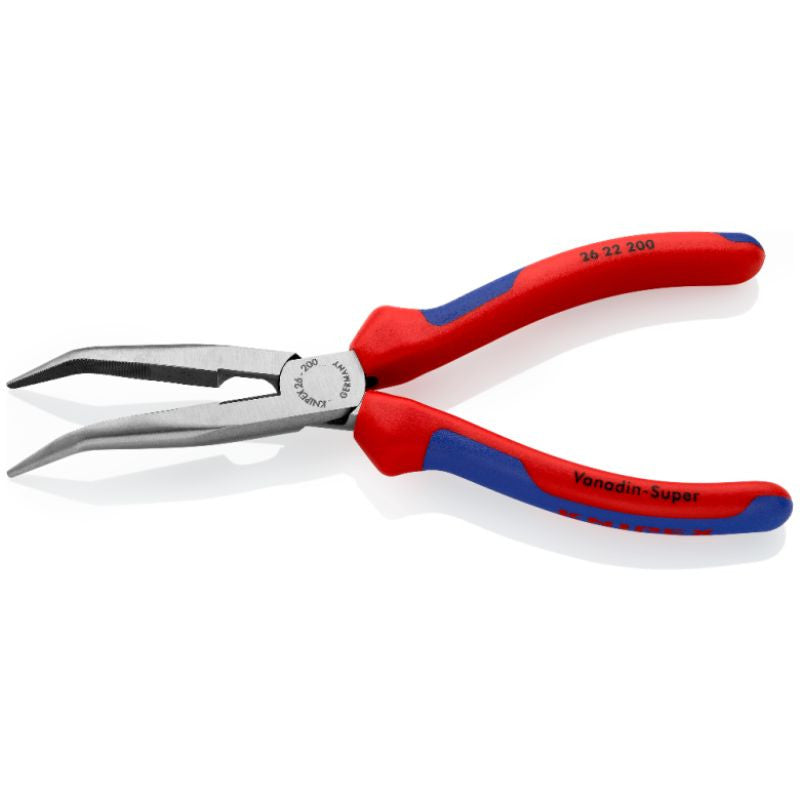 Pince à becs demi-ronds 200mm 40° tranchant 26 22 200 sb knipex