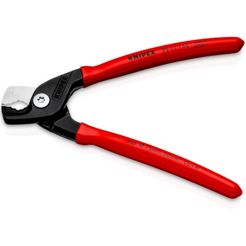 Coupe-câbles 160mm pvc stepcut 95 11 160 sb knipex