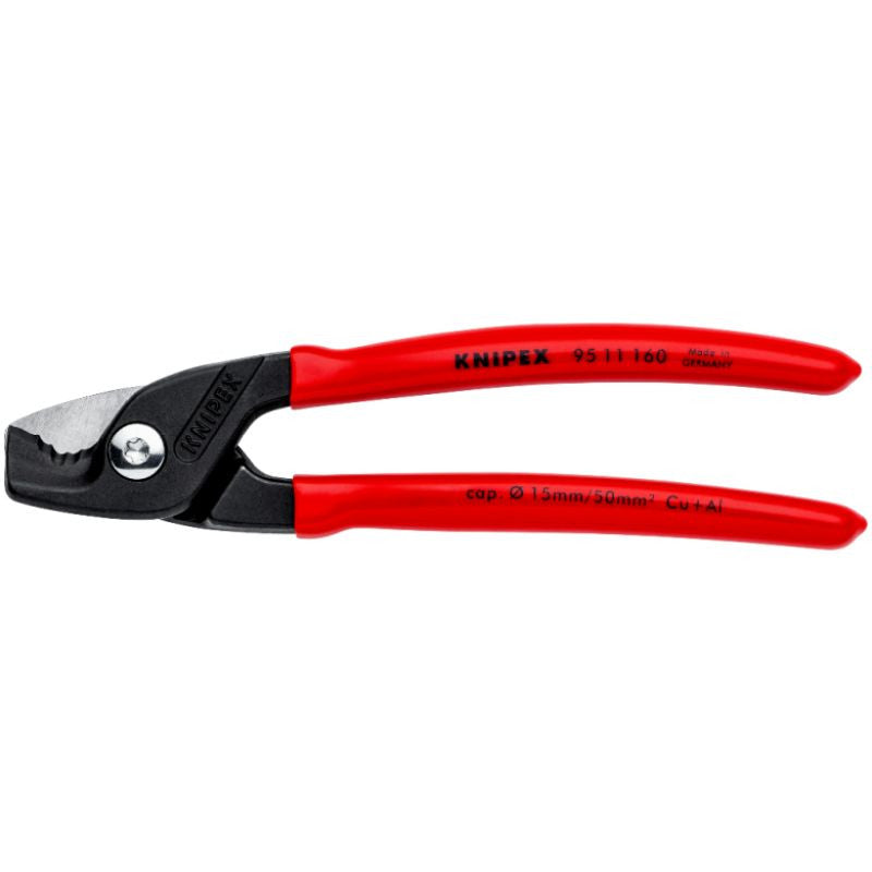 Coupe-câbles 160mm pvc stepcut 95 11 160 sb knipex