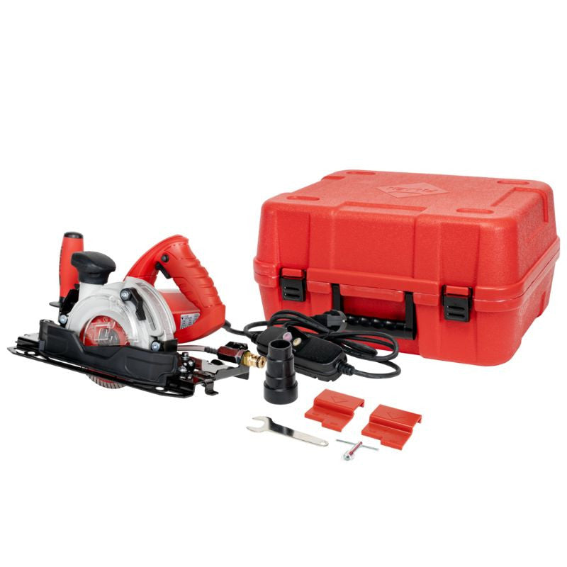 Scie circulaire à carrelage tc-125 g2 + rails 51949 51951 rubi