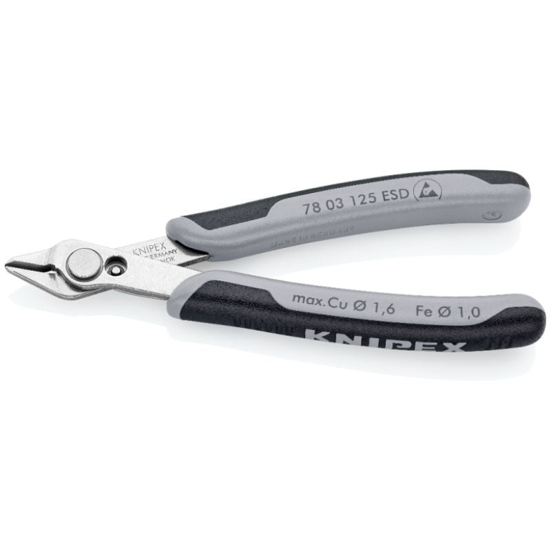 Pince de précision super knips esd 78 03 125 esdsb knipex