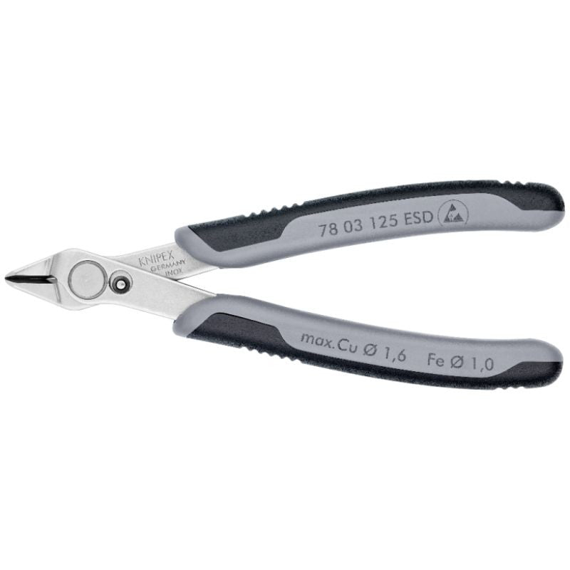 Pince de précision super knips esd 78 03 125 esdsb knipex