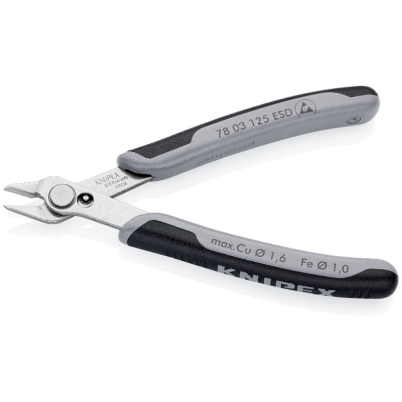 Pince de précision super knips esd 78 03 125 esdsb knipex