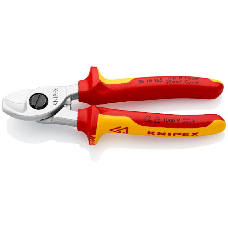 Coupe-câbles isolé 1000v bi-matière 95 16 knipex