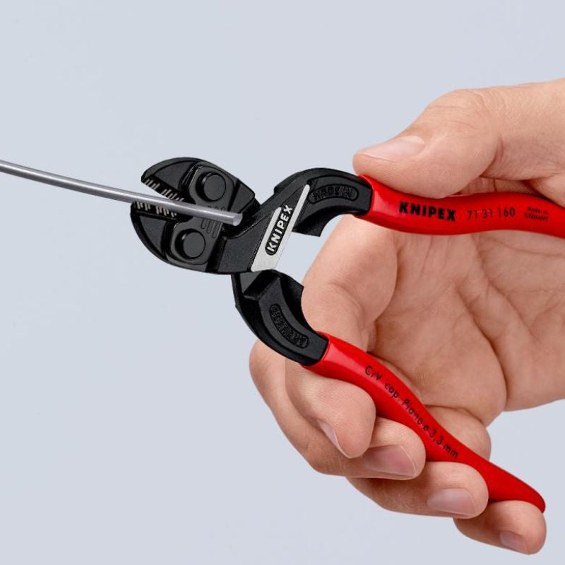 Coupe-boulons cobolt avec évidement 71 31 knipex