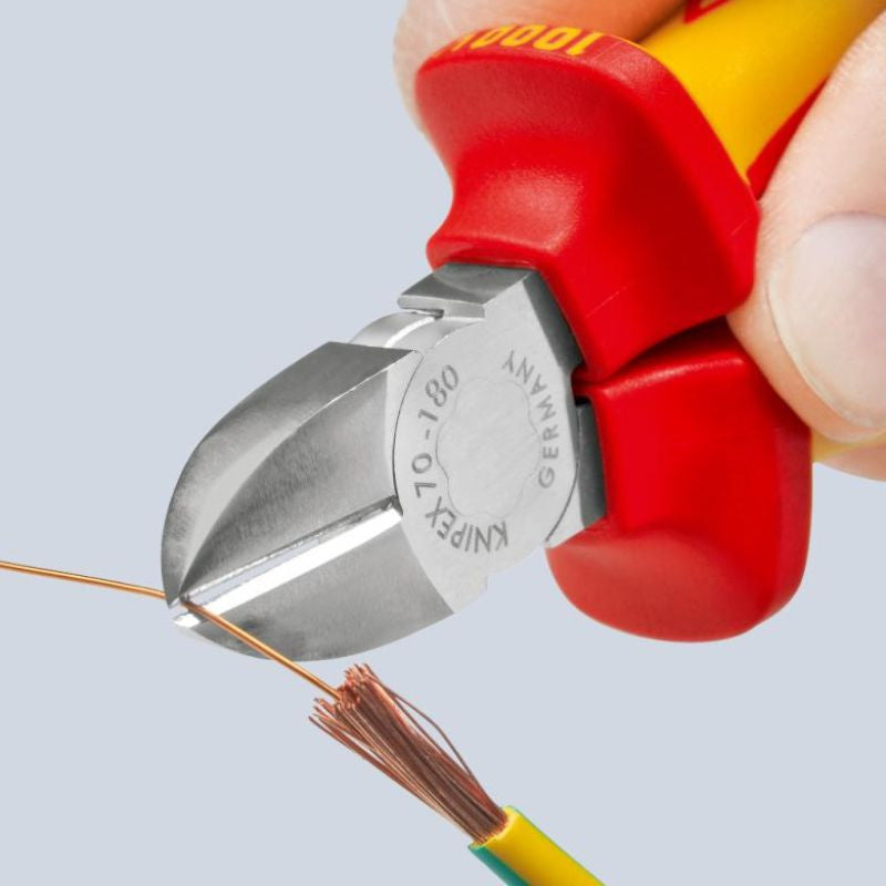 Pince coupante de côté isolée 1000 v 70 06 knipex