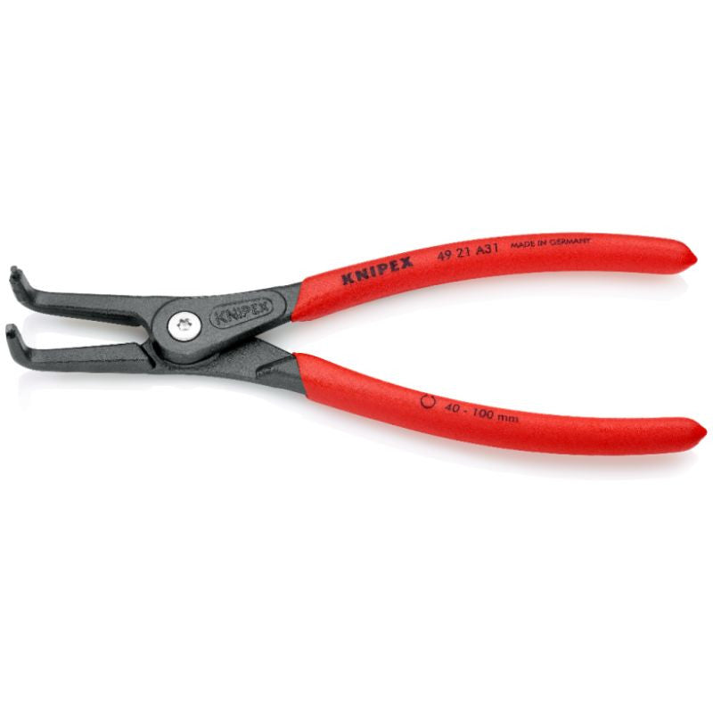 Pince de précision circlips ext 49 21 knipex