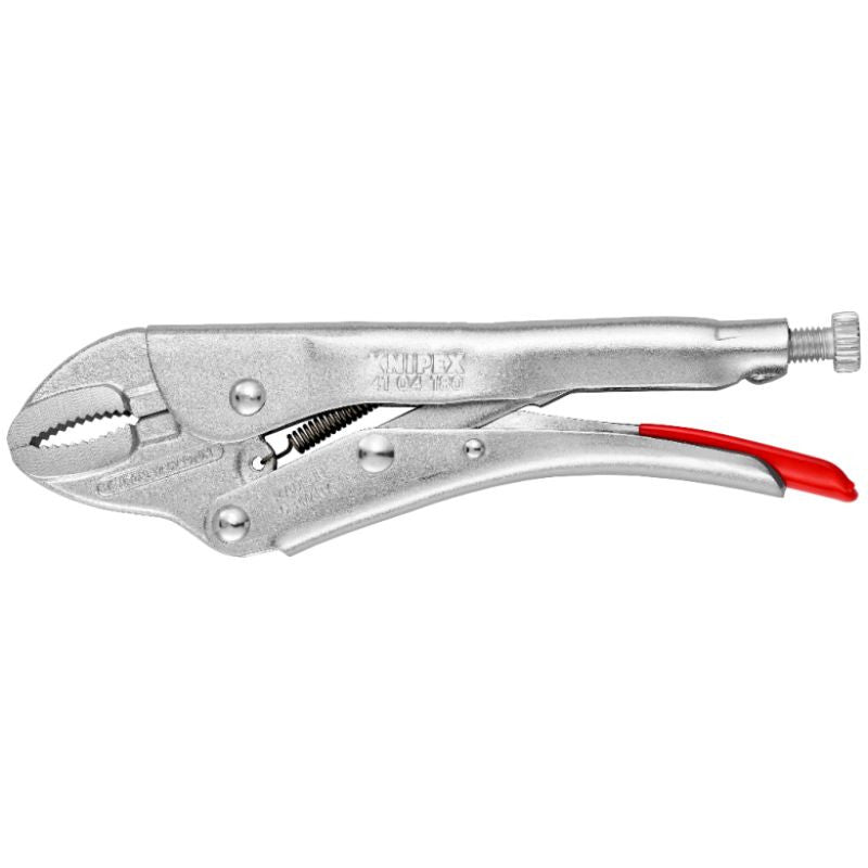 Pince-étau universelle bec rond 41 04 knipex
