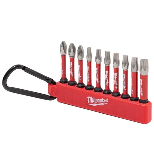 Mousqueton 10 embouts shockwave 4932480941 milwaukee