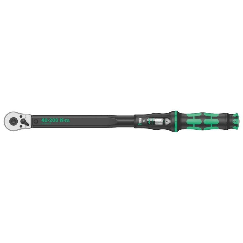 Clé dynamométrique à cliquet 40 à 200 nm 1/2'' 05075622001 wera