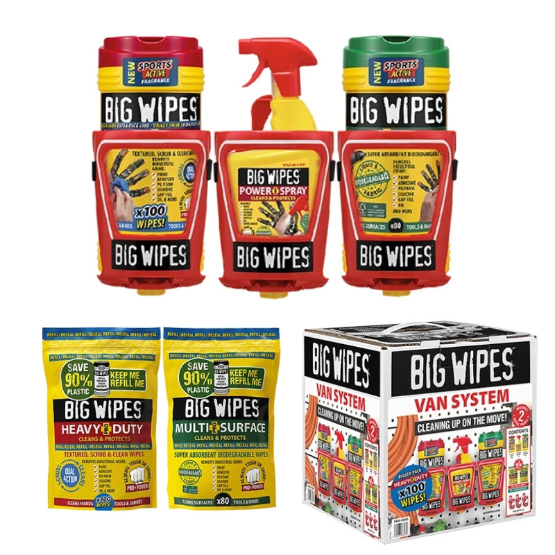Wipes pack de nettoyage avec support van system autres marques