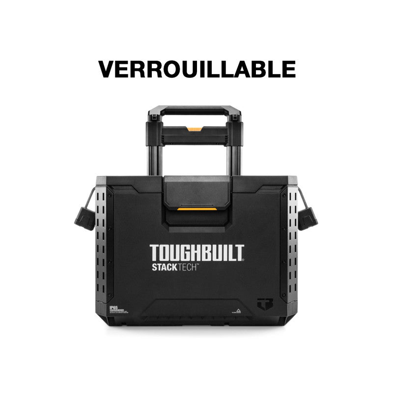 Kit roulant 3 boites à outils stack tech tb-b1s3-b-70r toughbuilt