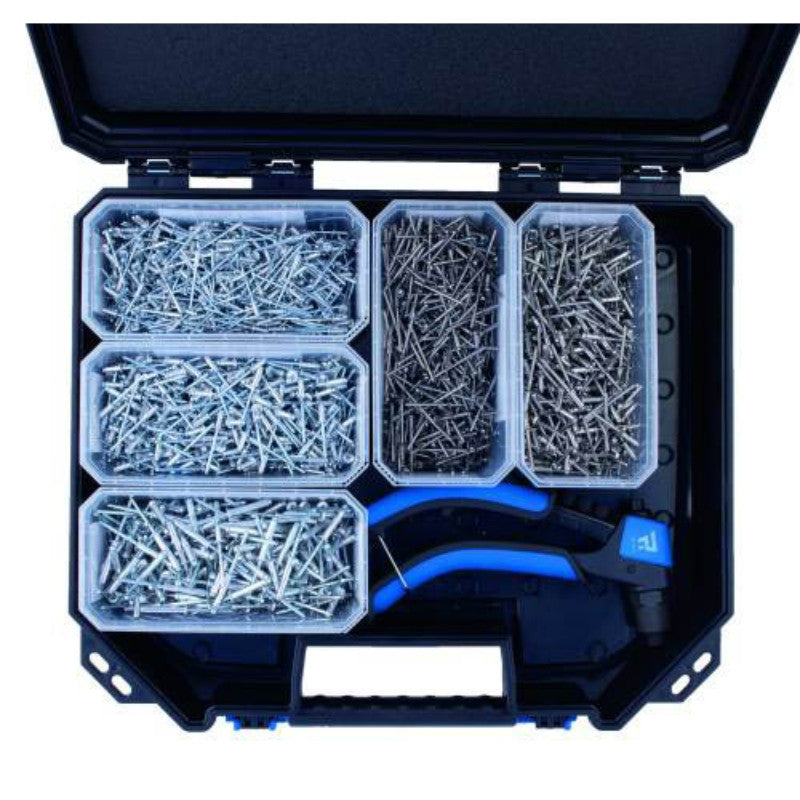 Mallette mini spéciale rivetage 2700 rivets avec pince ex-462969006 scell-it