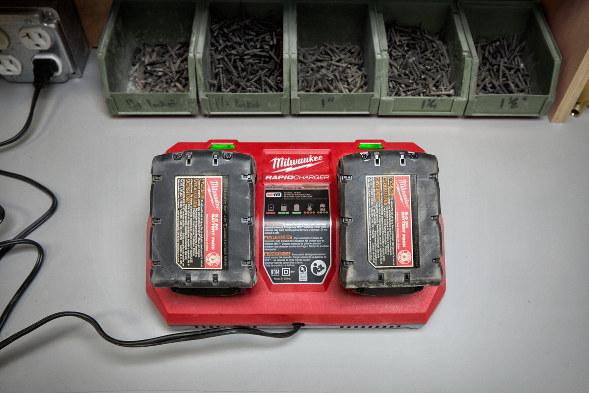 Chargeur rapide double m18 dfc 4932472073 milwaukee