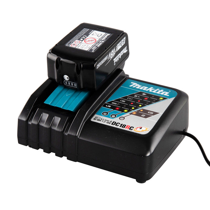 Chargeur rapide de batterie 14,4/18v lxt li-ion dc18rc 195584-2 makita